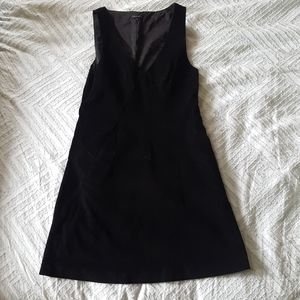 Theory black dress, material to touch is similar to velvet